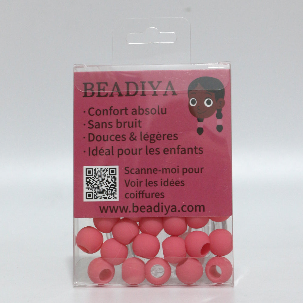 🌸 Boîte de Perles Unies – Rose Poudré