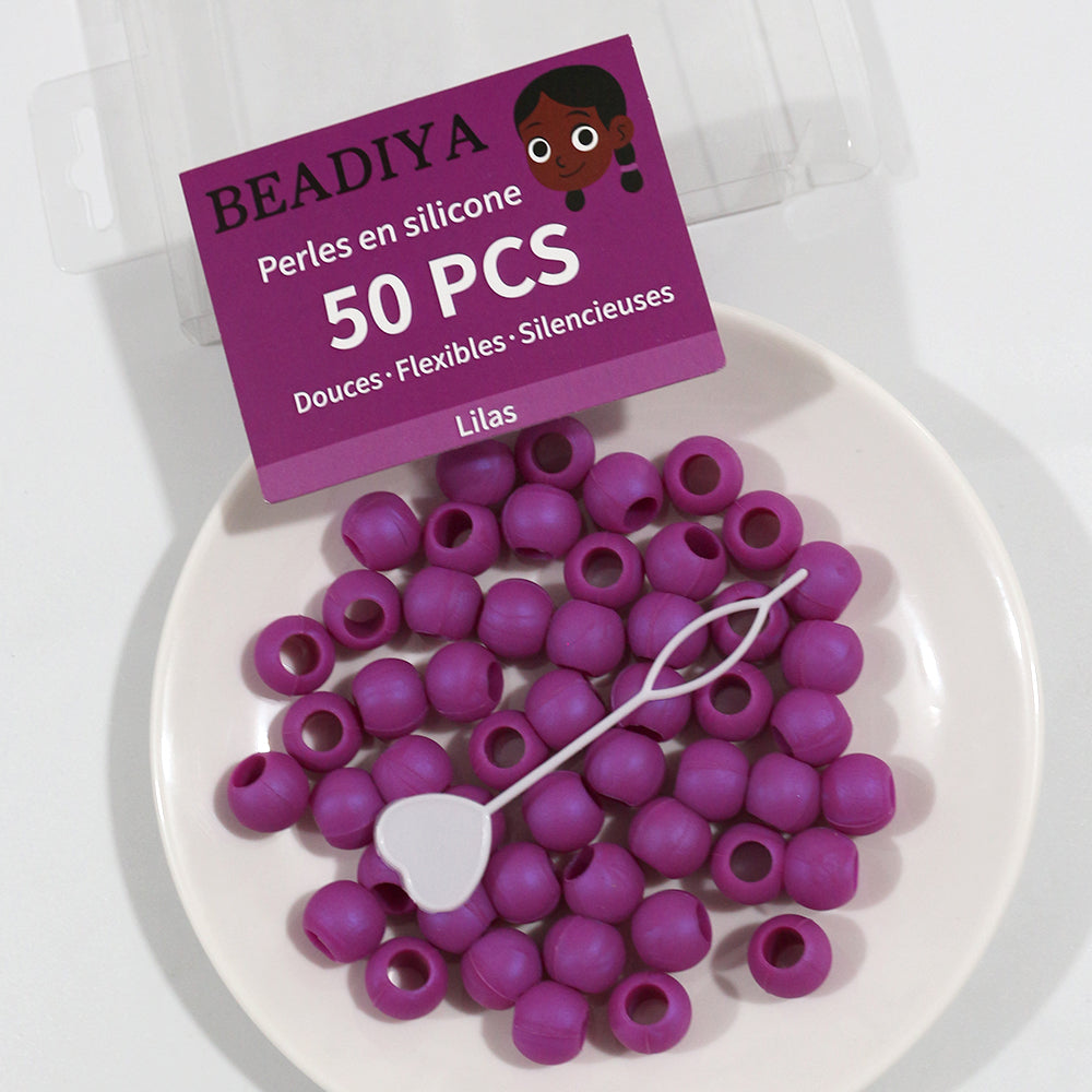 💜 Boîte de Perles Unies – Lilas