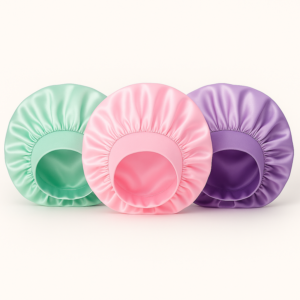 Bonnet en satin – 3 coloris