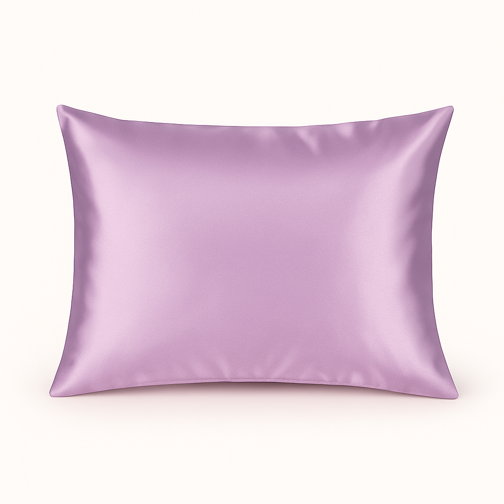 Taie d’oreiller en satin – 3 couleurs