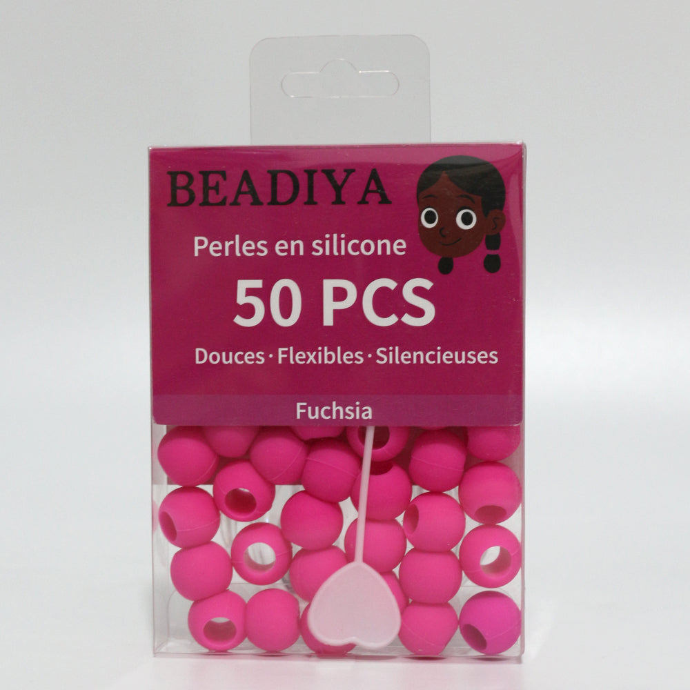 💗 Boîte de Perles Unies – Fuchsia