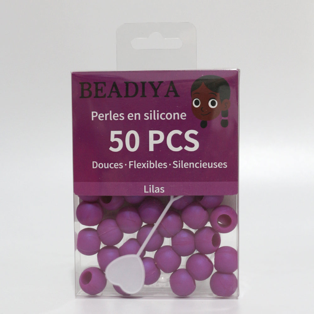 💜 Boîte de Perles Unies – Lilas