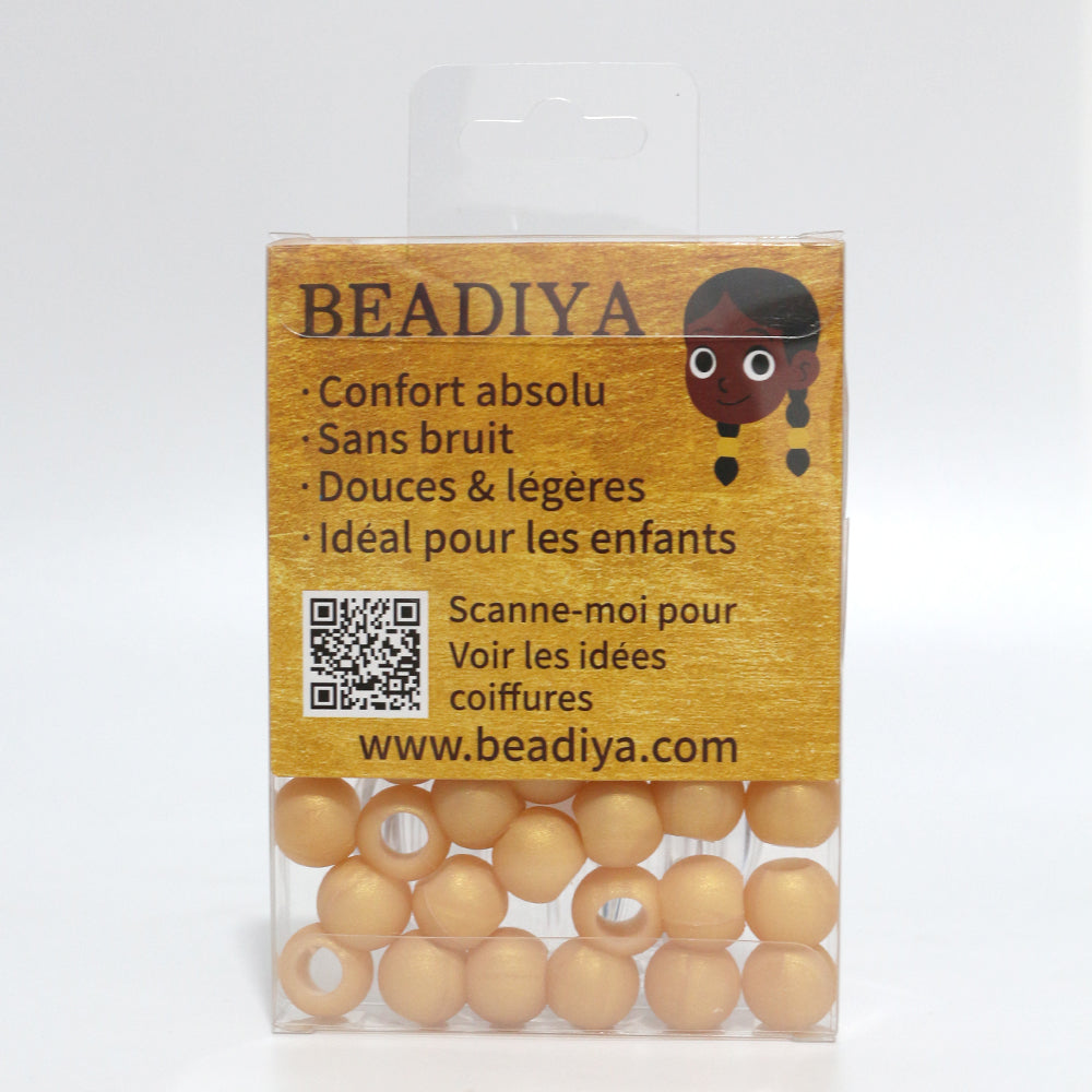 ✨ Boîte de Perles Unies – Sable Doré