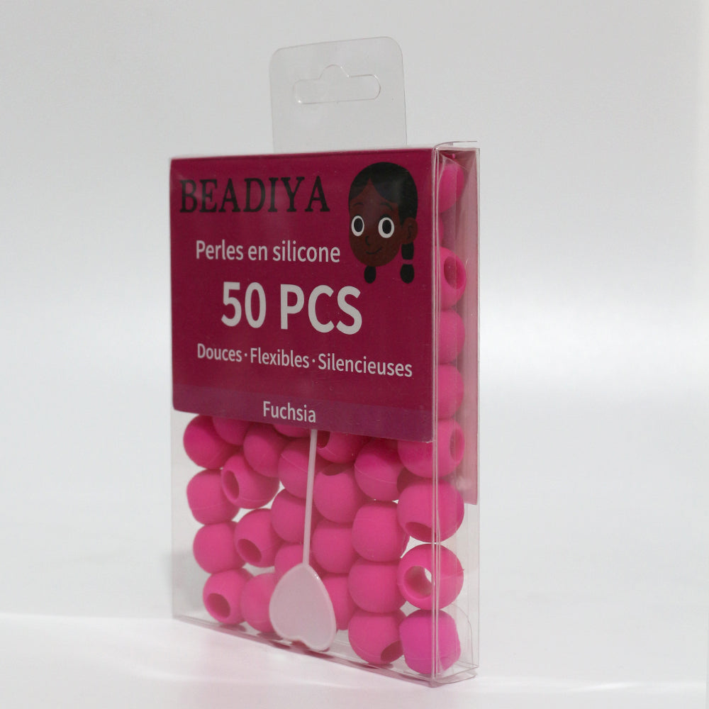 💗 Boîte de Perles Unies – Fuchsia