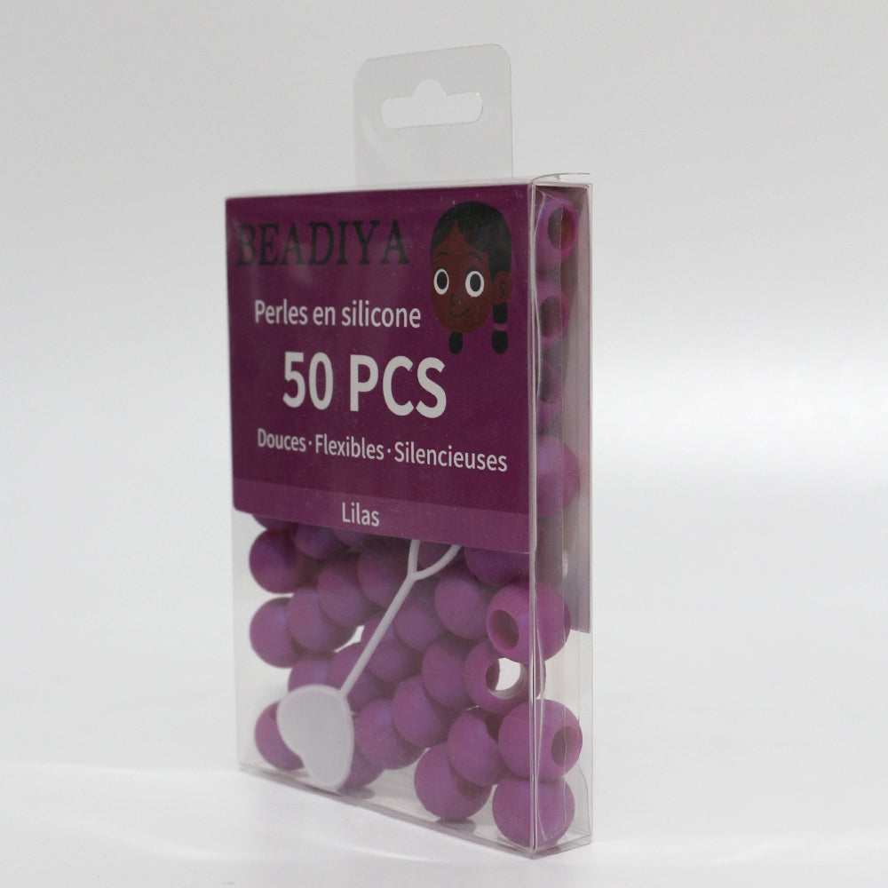 💜 Boîte de Perles Unies – Lilas
