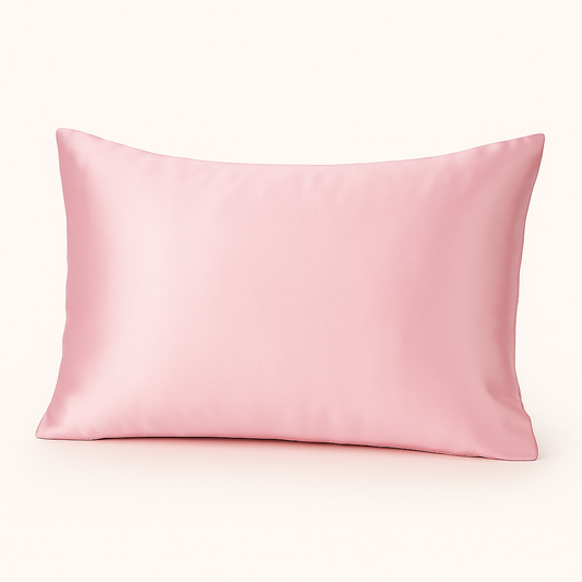Taie d’oreiller en satin – 3 couleurs